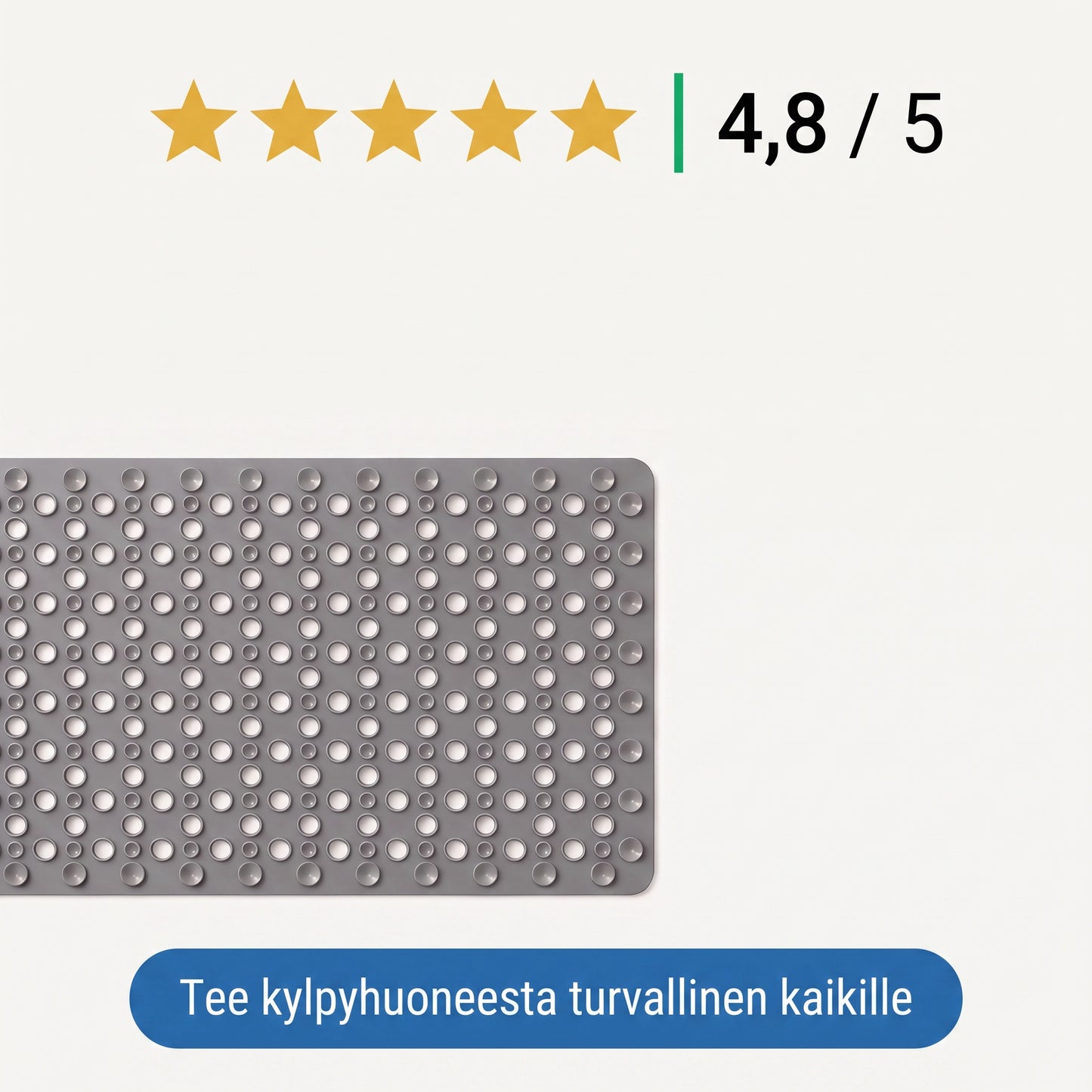 Zvarelo — Liukumaton suihkumatto, joka estää liukastumisonnettomuudet suihkussa ja stimuloi jalkoja