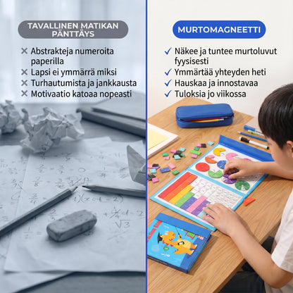 Zvarelo – BråkMagneten - Magneettinen murtolukupeli, joka tekee matematiikasta konkreettista ja hauskaa lapsille