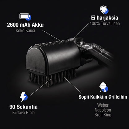 Zvarelo — Grilliharja ilman metallilankoja, joka puhdistaa ritilän 90 sekunnissa ilman saastumisriskiä