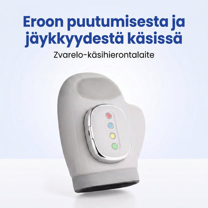 Zvarelo — Käsihieroja ilmakompressiolla ja lämmöllä, joka lievittää jäykkyyttä ja pistelyä 15 minuutissa päivässä