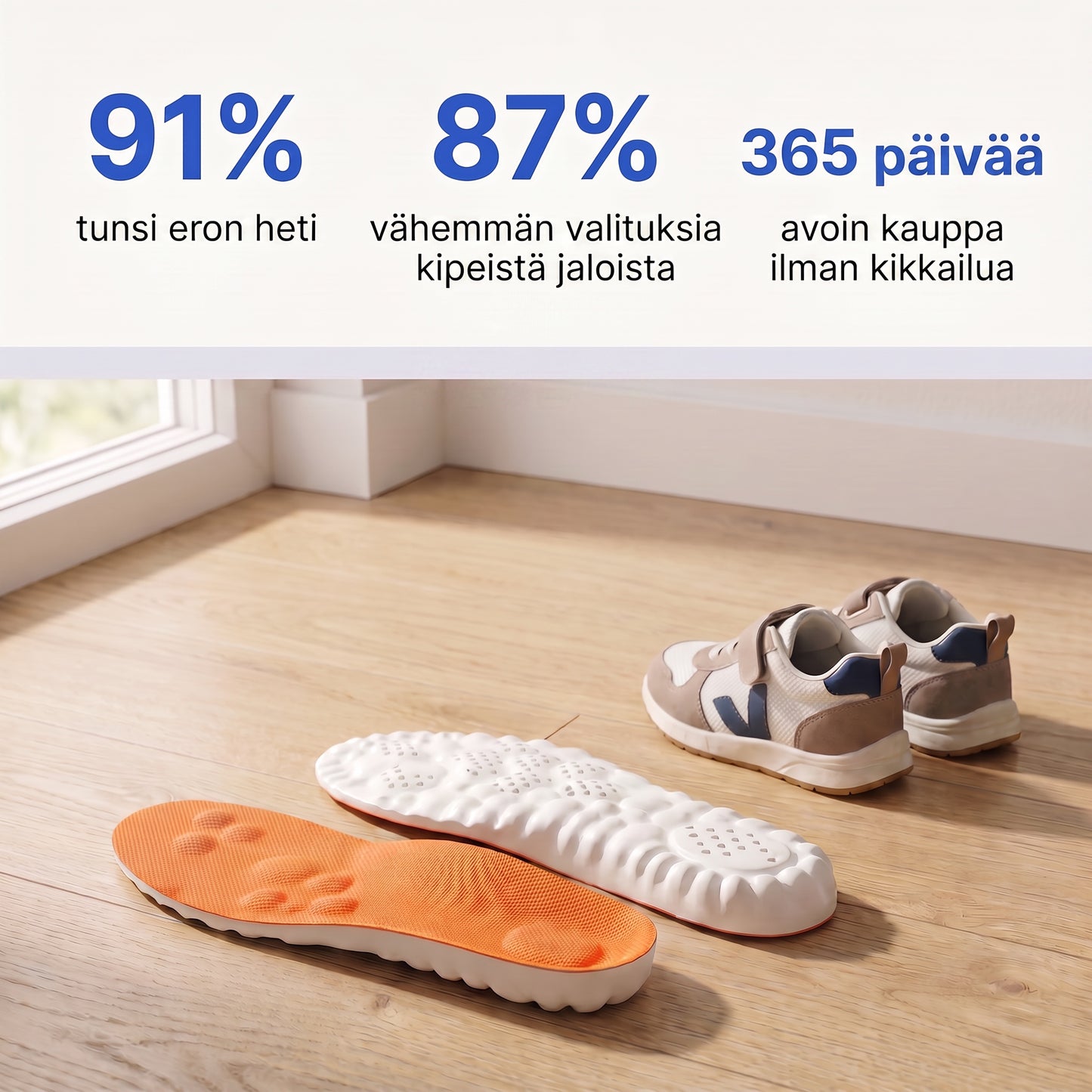 Zvarelo – Pohjalliset anatomisella holvituella ja syvällä kantakupilla