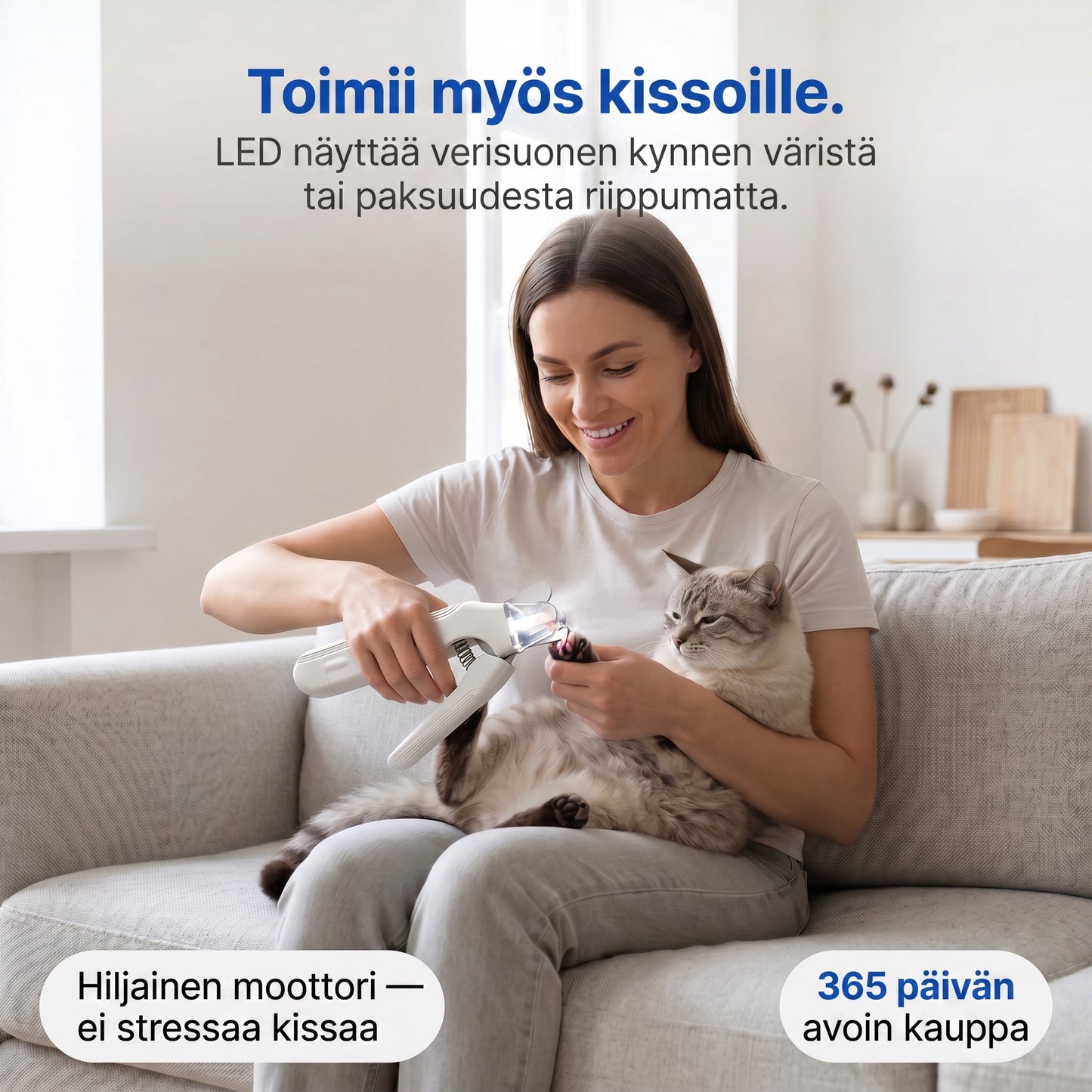 Zvarelo — Kynsileikkuri, jolla leikkaat turvallisesti vahingoittamatta koiraasi
