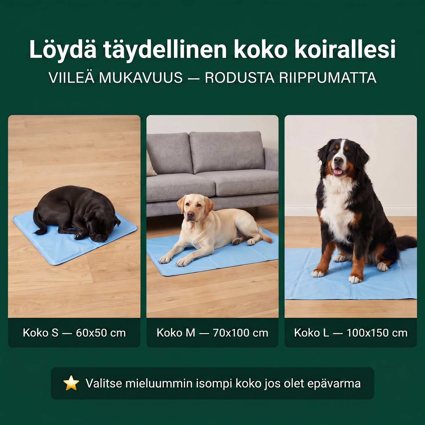 Zvarelo — Viilennysmatto, joka pysäyttää koirasi ylikuumenemisen