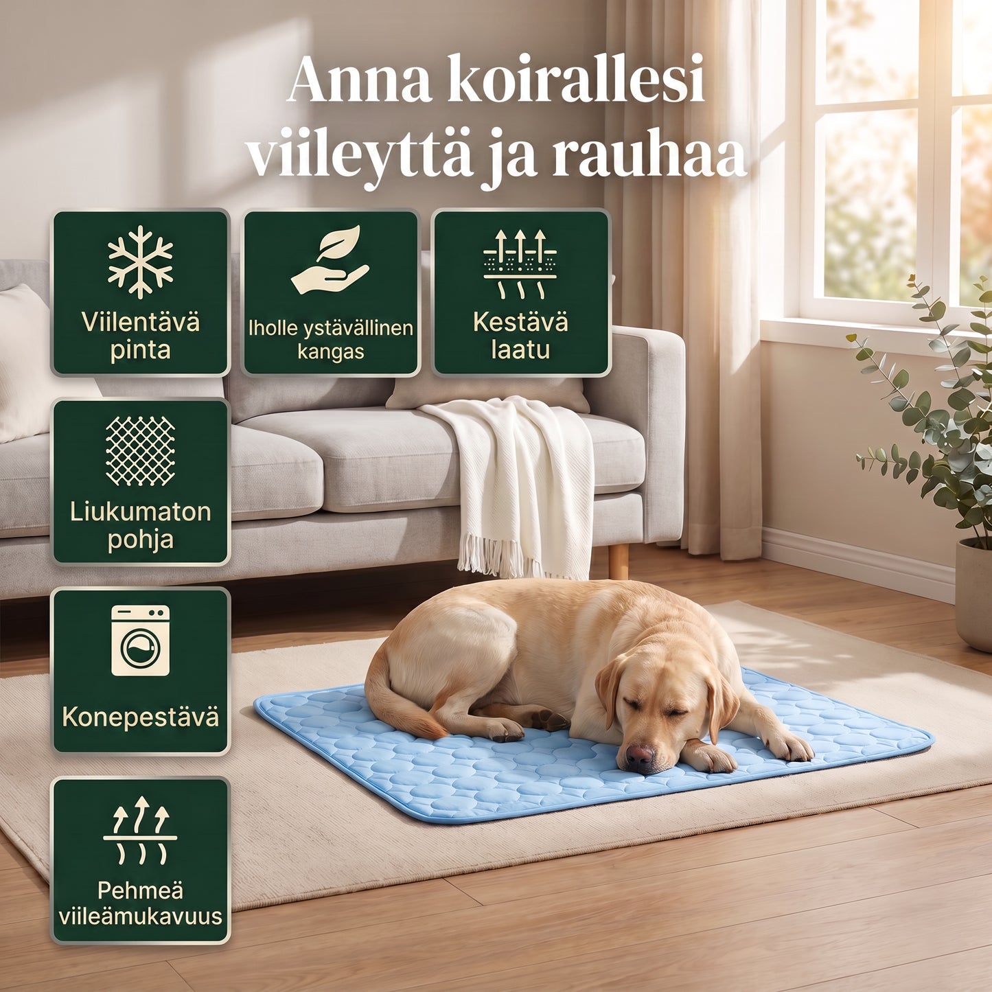 Zvarelo — Viilennysmatto, joka pysäyttää koirasi ylikuumenemisen