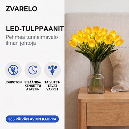 Zvarelo — LED-tulppaani, jonka lämmin valo ei koskaan lakastu