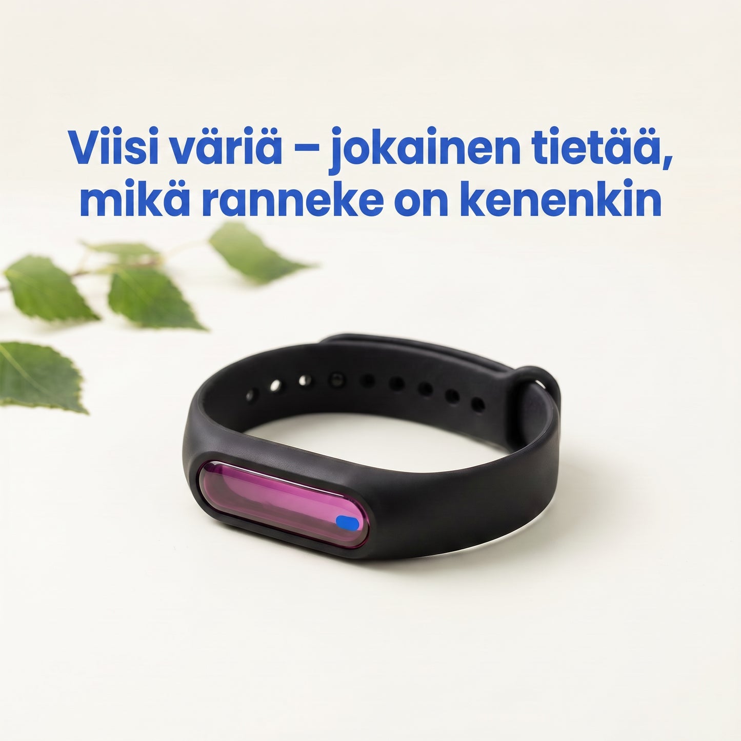 Zvarelo — Hyttysranneke joka pitää hyttyset loitolla ilman iholle suihkuttamista