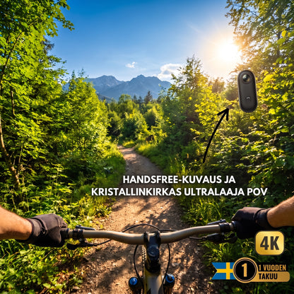 Zvarelo — Actionkamera, joka kuvaa seikkailut 4K-tarkkuudella vesitiiviillä kotelolla ja kiinnikkeillä kypärään, pyörään ja surffilautaan
