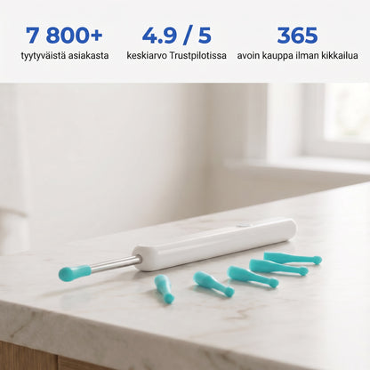 Zvarelo — Korvanpuhdistaja edistyneellä tekniikalla, joka poistaa korvavahan hellävaraisesti kotona