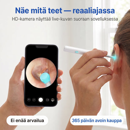 Zvarelo — Korvanpuhdistaja edistyneellä tekniikalla, joka poistaa korvavahan hellävaraisesti kotona