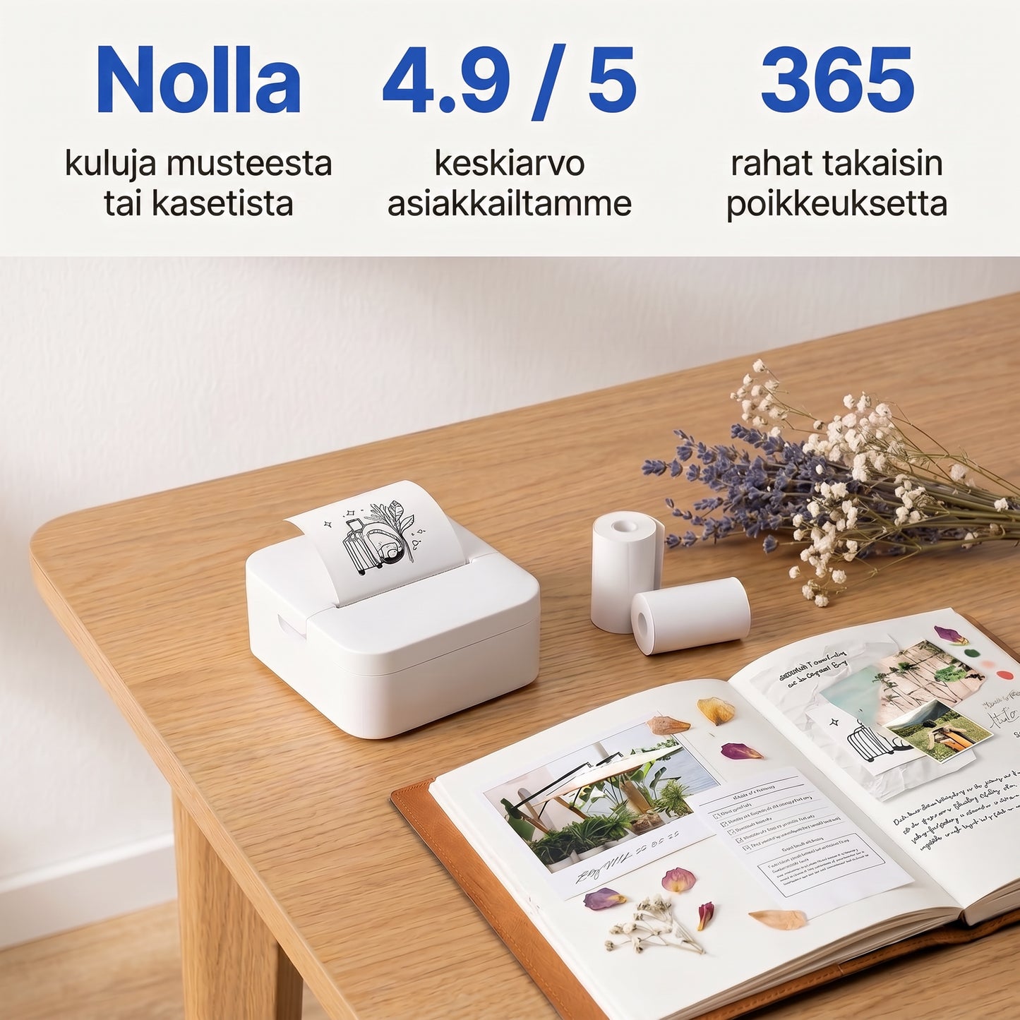Zvarelo — Kannettava musteeton tulostin, joka muuttaa muistosi joksikin, mitä voit oikeasti pitää kädessä