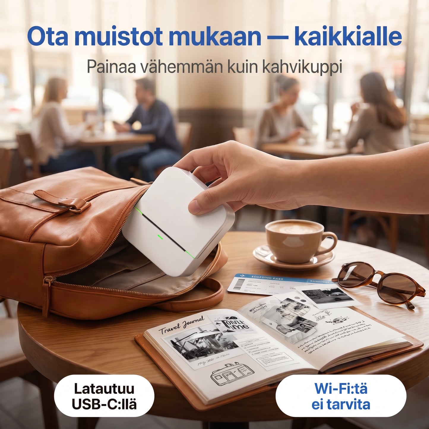 Zvarelo — Kannettava musteeton tulostin, joka muuttaa muistosi joksikin, mitä voit oikeasti pitää kädessä