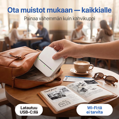 Zvarelo — Kannettava musteeton tulostin, joka muuttaa muistosi joksikin, mitä voit oikeasti pitää kädessä