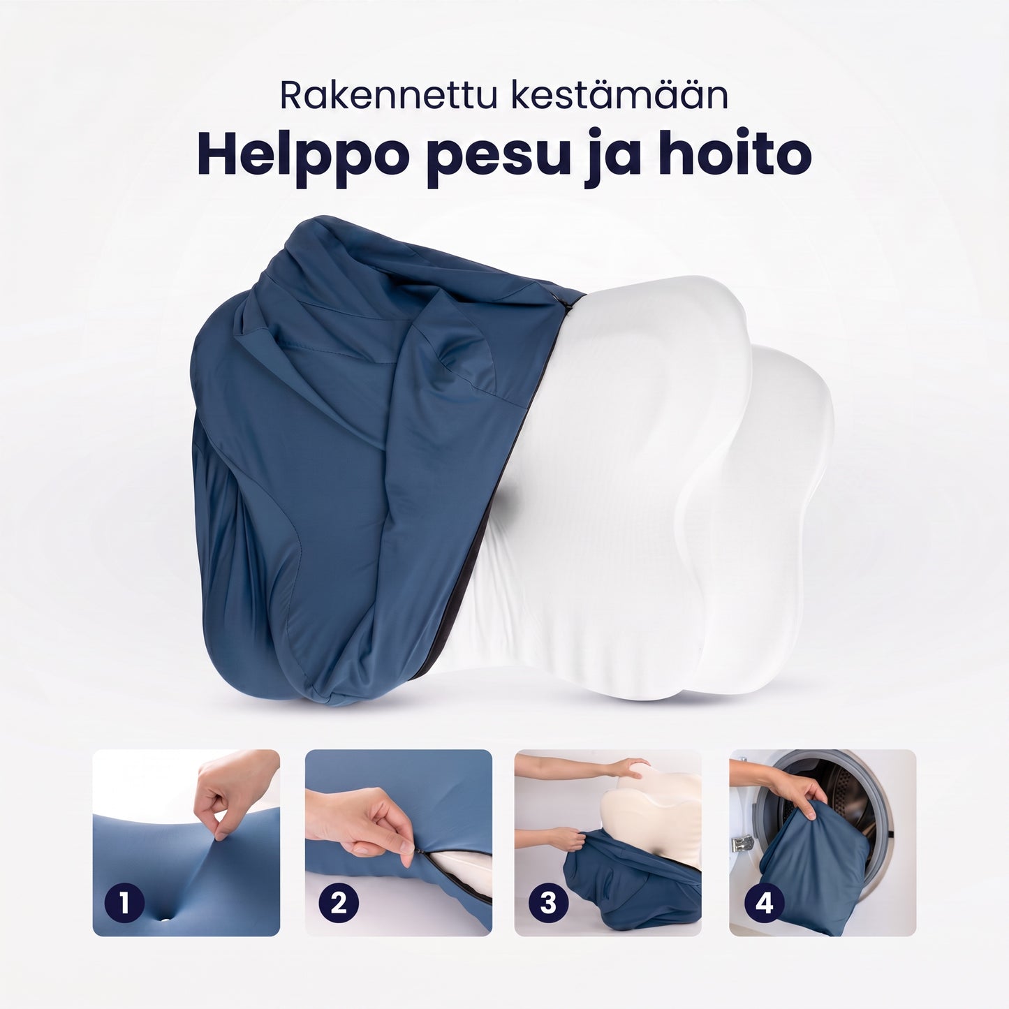 Zvarelo — Ergonominen unityyny muistivaahdolla, joka tukee niskaa ja vähentää aamujäykkyyttä