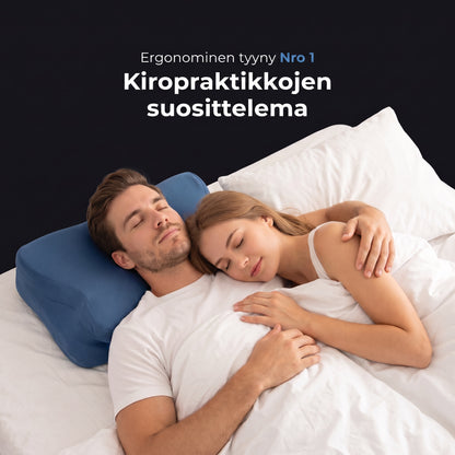 Zvarelo — Ergonominen unityyny muistivaahdolla, joka tukee niskaa ja vähentää aamujäykkyyttä