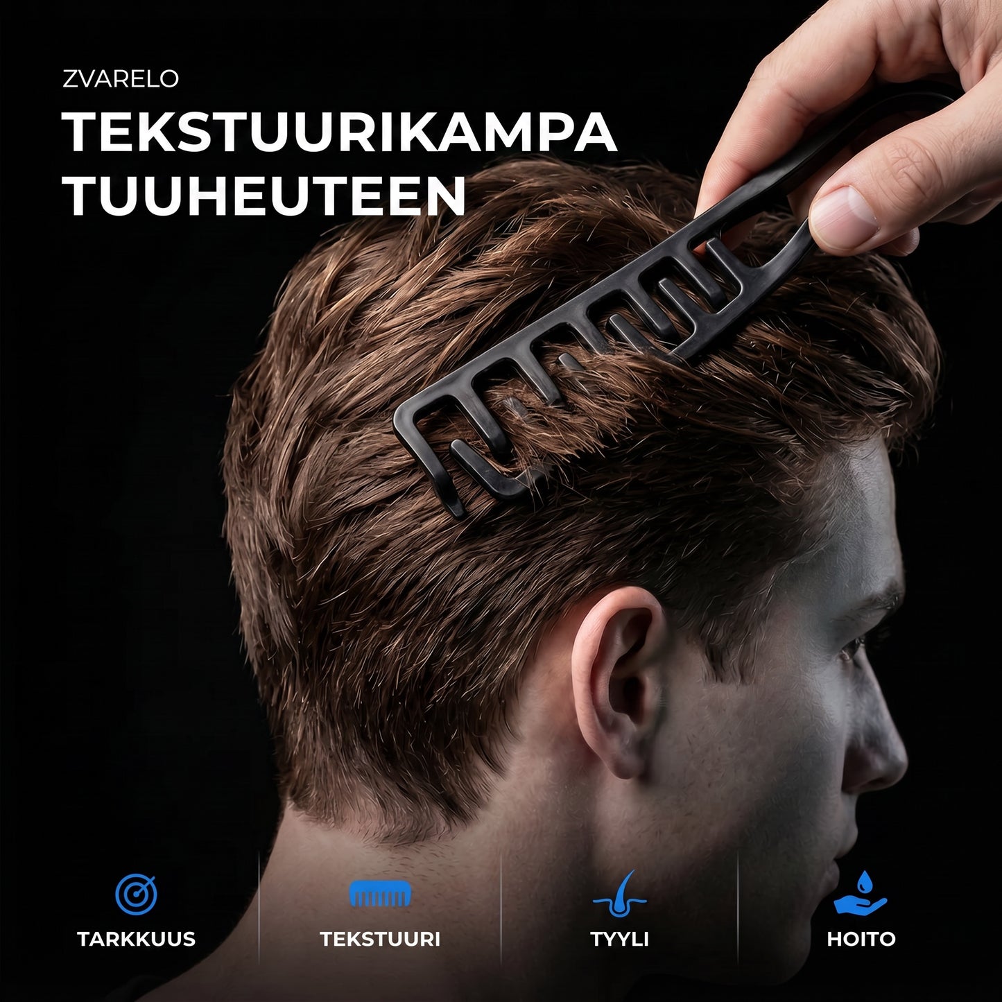 Zvarelo — Muotoilukampa, joka antaa barbershop-tuuheutta 30 sekunnissa