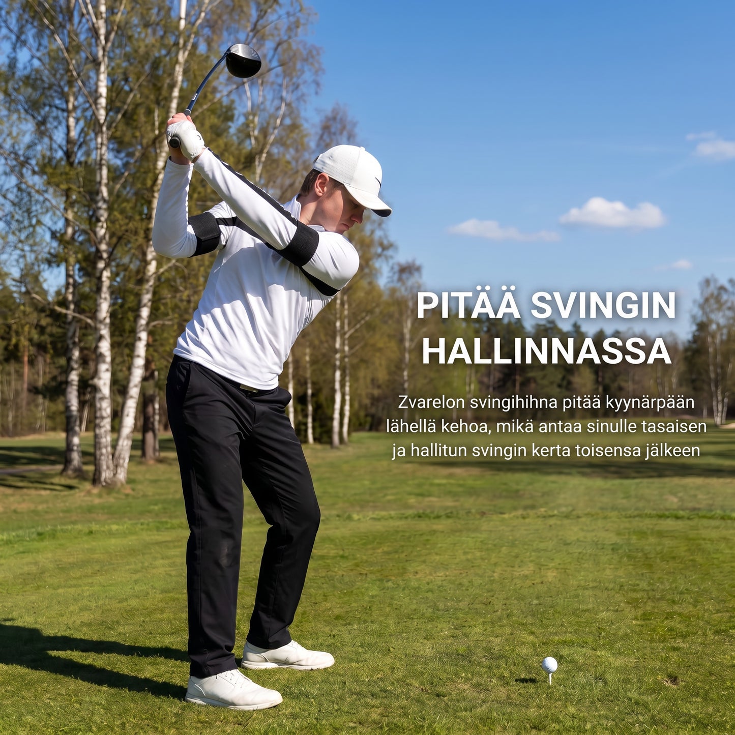 Zvarelo — Swing-hihna joka pakottaa oikean lonkkakierron ja poistaa slicen ja duffin ilman uusia tunteja