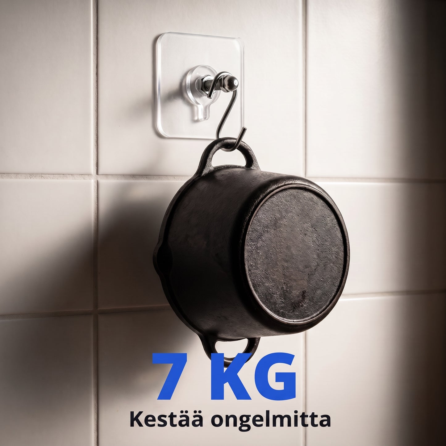 Zvarelo — Seinäkoukut, jotka kannattavat 7 kg ilman poranreiät ja jättävät seinän täysin ehjäksi
