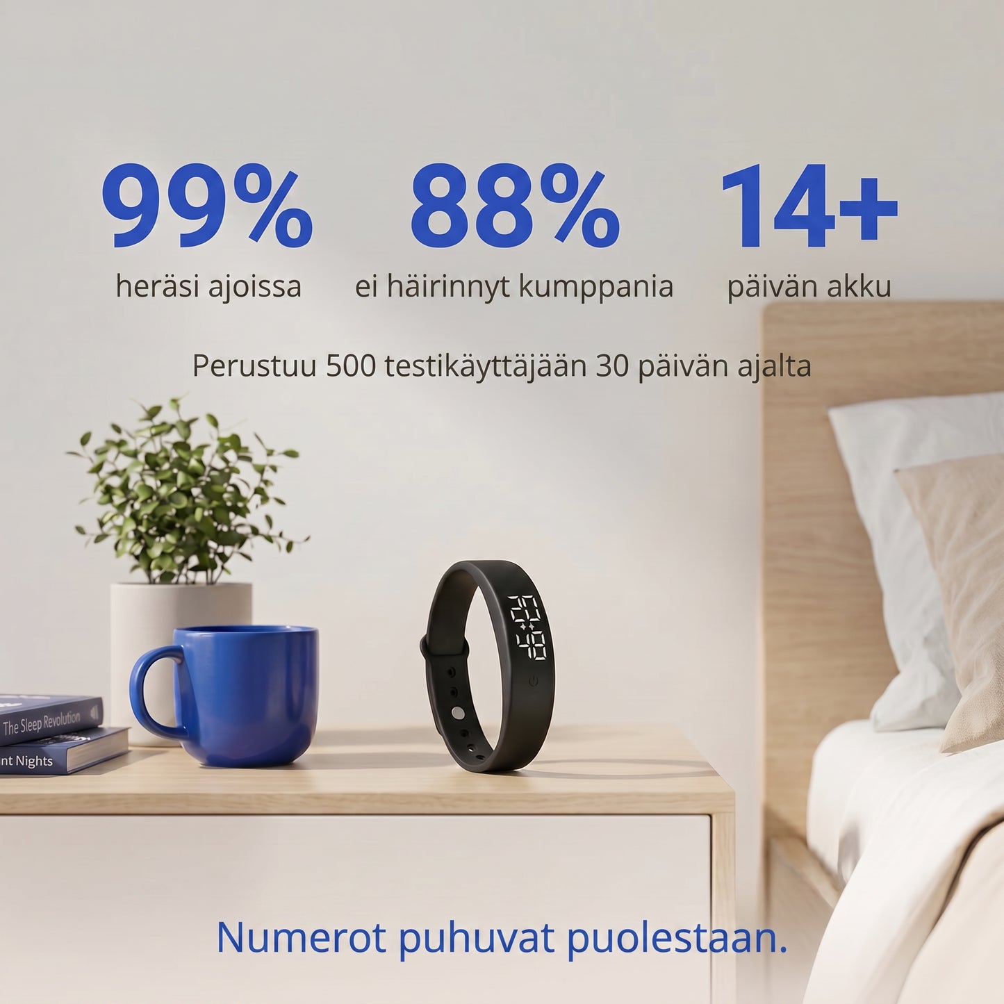 Zvarelo – Värisevä herätysranneke, joka herättää sinut häiritsemättä muita