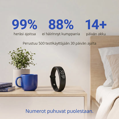 Zvarelo – Värisevä herätysranneke, joka herättää sinut häiritsemättä muita