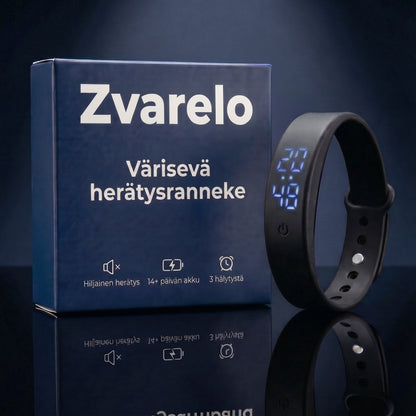Zvarelo – Värisevä herätysranneke, joka herättää sinut häiritsemättä muita